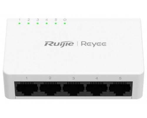 Ruijie Unmanaged Switch 5xGb RJ45 Plastic Case