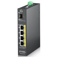 Zyxel RGS100-5P No administrado L2 Gigabit Ethernet (10/100/1000) Energía sobre Ethernet (PoE) Negro