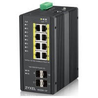 Zyxel RGS200-12P Gestionado L2 Gigabit Ethernet (10/100/1000) Energía sobre Ethernet (PoE) Negro