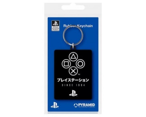 LLAVERO DE CAUCHO PLAYSTATION SINCE 1994 PYRAMID REDSTRING RK39160C