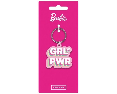 LLAVERO BARBIE (GRL POWER) 6 CM PYRAMID REDSTRING RK39477C