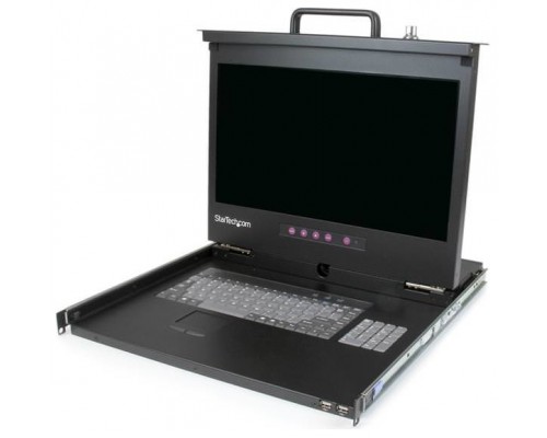 STARTECH CONSOLA 1U HUB USB LCD 17" 1080P KVM