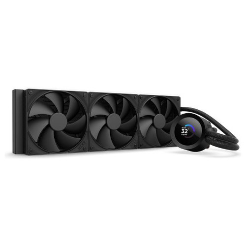 NZXT Kraken Plus 360 Procesador Sistema de refrigeración líquida todo en uno 12 cm Negro-MR33 NZXT Kraken Plus 360 Procesador Sistema de refrigeración líquida todo en uno 12 cm Negro