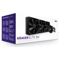 NZXT Kraken Elite 360 Procesador Sistema de refrigeración líquida todo en uno 12 cm Negro 1 pieza(s)