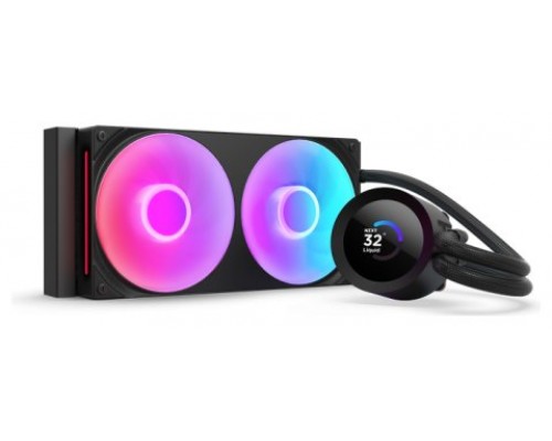 NZXT Kraken Plus RGB 240 Procesador Sistema de refrigeración líquida todo en uno 12 cm Negro