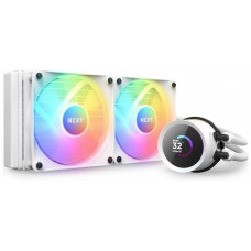 NZXT Kraken 240 RGB Procesador Sistema de refrigeración líquida todo en uno 12 cm Blanco 1 pieza(s)