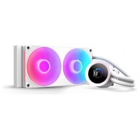 NZXT KRAKEN 240 RGB V2 - 240MM AIO LIQUID COOLER W/ 1.54IN. DISPLAY & RGB CORE FAN ENTRY VERSION (WHITE)
