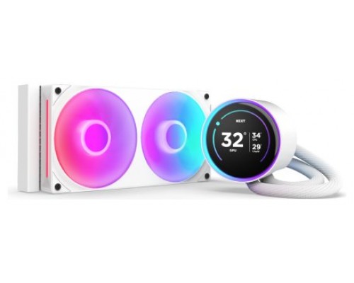 NZXT Kraken Elite 240 RGB Procesador Sistema de refrigeración líquida todo en uno 12 cm Blanco 1 pieza(s)