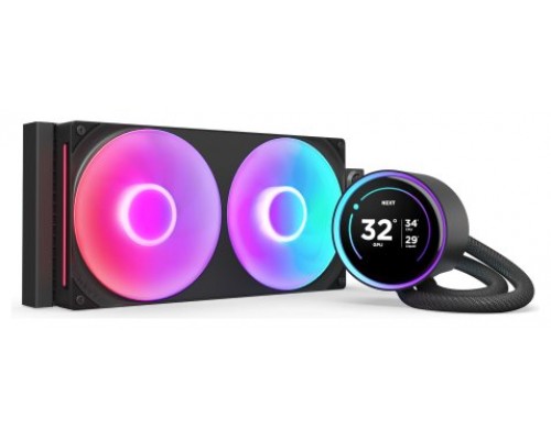 NZXT Kraken Elite 280 RGB Procesador Sistema de refrigeración líquida todo en uno 14 cm Negro 1 pieza(s)