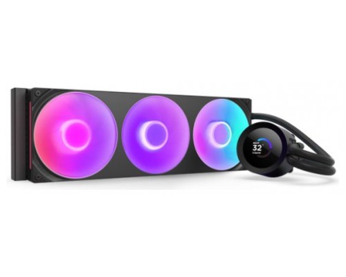 NZXT Kraken Plus 360 RGB Procesador Sistema de refrigeración líquida todo en uno Negro 1 pieza(s)