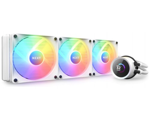 NZXT Kraken 360 RGB Procesador Sistema de refrigeración líquida todo en uno 12 cm Blanco 1 pieza(s)