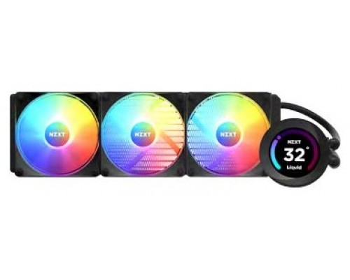 NZXT Kraken Elite 360 RGB Procesador Sistema de refrigeración líquida todo en uno 12 cm Negro 1 pieza(s) (Espera 4 dias)