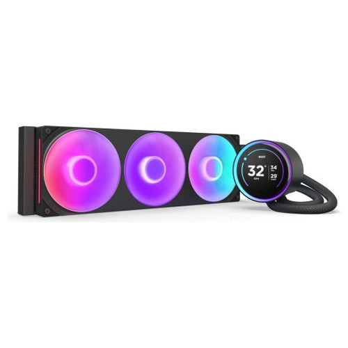 NZXT Kraken Elite 360 RGB Procesador Sistema de refrigeración líquida todo en uno 12 cm Negro 1 pieza(s)-MR57 NZXT Kraken Elite 360 RGB Procesador Sistema de refrigeración líquida todo en uno 12 cm Negro 1 pieza(s)