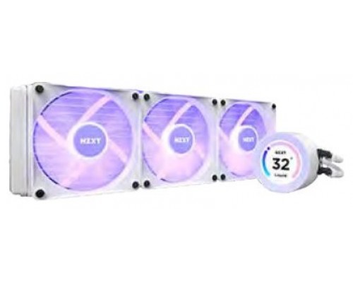 NZXT Kraken Elite 360 RGB Procesador Sistema de refrigeración líquida todo en uno 12 cm Blanco 1 pieza(s)
