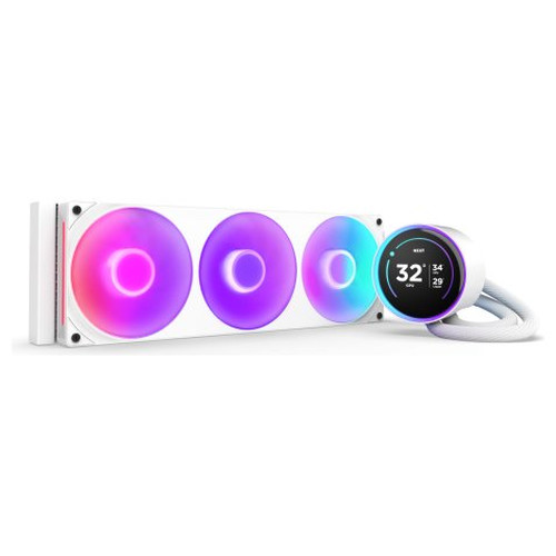 NZXT Kraken Elite 360 RGB Procesador Sistema de refrigeraci&oacute;n l&iacute;quida todo en uno 12 cm Blanco 1 pieza(s)