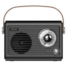 RADIO PORTATIL SAVIO RS-01 BLACK-BROWN