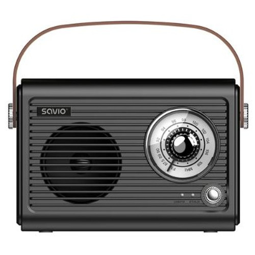 RADIO PORTATIL SAVIO RS-01 BLACK-BROWN-GK3 RADIO PORTATIL SAVIO RS-01 BLACK-BROWN