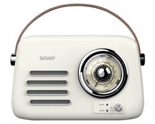 RADIO PORTATIL SAVIO RS-02 WHITE-BROWN