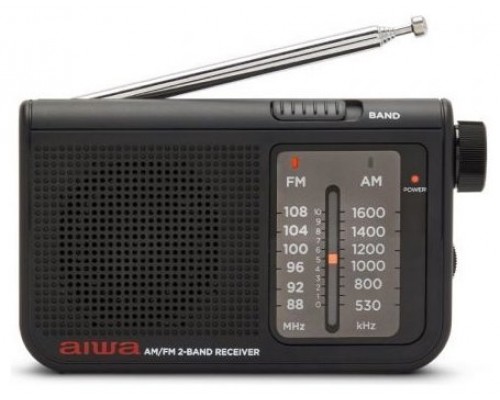 Radio Analogica Con Altavoz Aiwa Rs-55 Black