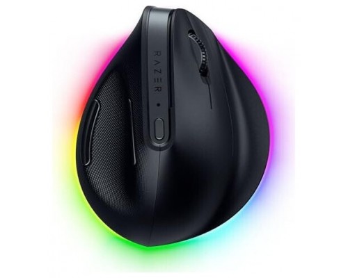 Razer Pro Click V2 Vertical ratón Universal mano derecha RF Wireless + Bluetooth + USB Type-C Óptico 30000 DPI