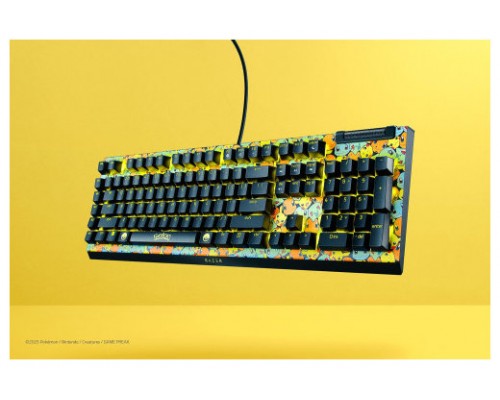 TECLADO RAZER BLACKWIDOW V4 X GREEN SWITCH POKEMON KANTO STARTERS (US LAYOUT) (RZ03-04704200-R3M1)
