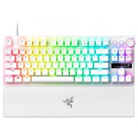 TECLADO RAZER HUNTSMAN V3 PRO (USA) TENKEYLESS BLANCO (RZ03-04981700-R3M1)