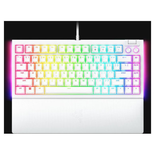 TECLADO RAZER BLACKWIDOW V4 75% BLANCO (USA) (RZ03-05001700-R3M1)