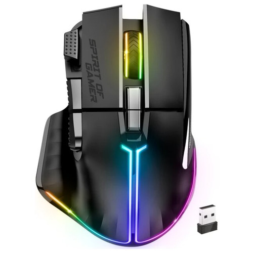 Spirit of Gamer Ratón Inalambrico Pro M5 Black-IA4 Spirit of Gamer Ratón Inalambrico Pro M5 Black