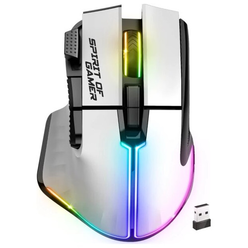 Spirit of Gamer Ratón Inalambrico Pro M5 White-IA4 Spirit of Gamer Ratón Inalambrico Pro M5 White