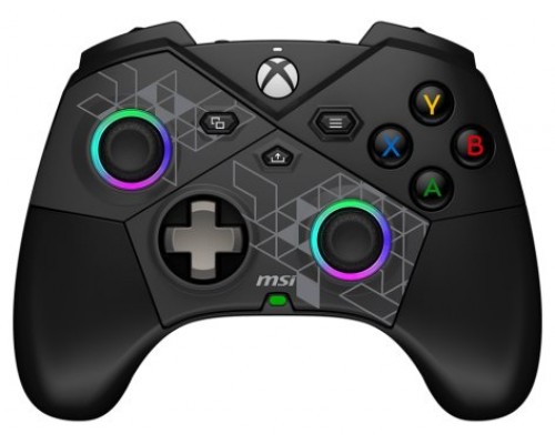 MSI FORCE PRO W CONTROLLER Negro USB 2.0 Gamepad Analógico/Digital Android, PC, Xbox One S, Xbox One X, Xbox Series S, Xbox Series X