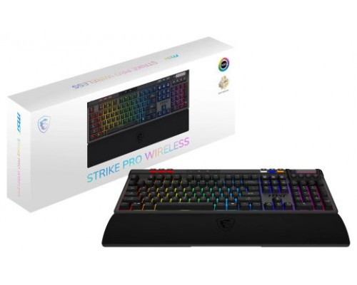 TECLADO MSI STRIKE PRO WIRELESS SILENT ES