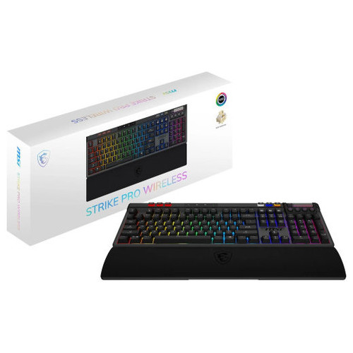 TECLADO MSI STRIKE PRO WIRELESS SILENT ES