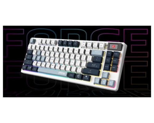 TECLADO MSI FORGE GK600 TKL W SKY ES