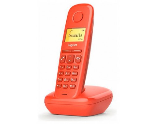 Telefono fijo inalambrico gigaset a170 rojo