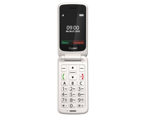 Gigaset GL595 7,11 cm (2.8") 114 g Blanco Teléfono para personas mayores