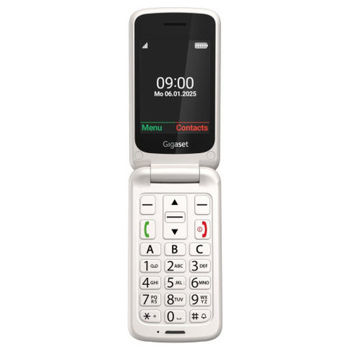 Gigaset GL595 7,11 cm (2.8") 114 g Blanco Tel&eacute;fono para personas mayores