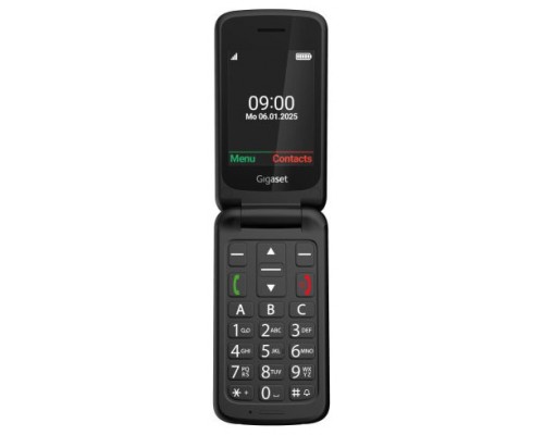 Gigaset GL595 7,11 cm (2.8") 114 g Negro Teléfono para personas mayores