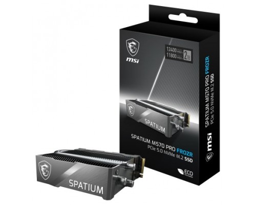 MSI SPATIUM M570 PRO PCIE 5.0 NVME M.2 2TB FROZR unidad de estado sólido PCI Express 5.0 3D NAND