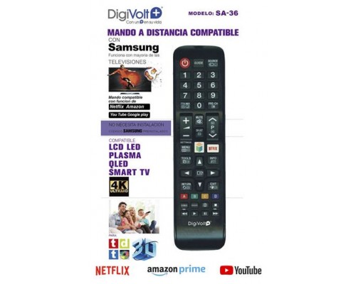 Mando Tv Compatible Samsung Y Otras Tvs "mando