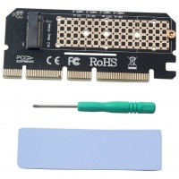 TARJETA ADAPTADORA SAVIO DE PCI-E A M2 NVME M-KEY