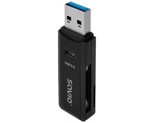 LECTOR DE TARJETAS SD - USB 3.0 NEGRO SAVIO AK-64