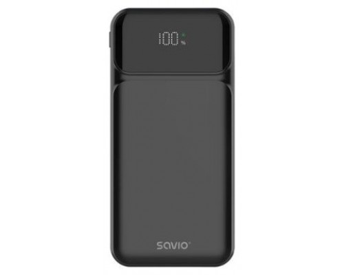 POWERBANK SAVIO BA-08 10000MAH BLACK