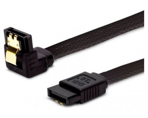 CABLE SATA ANGULAR SAVIO GAK-04 BLACK