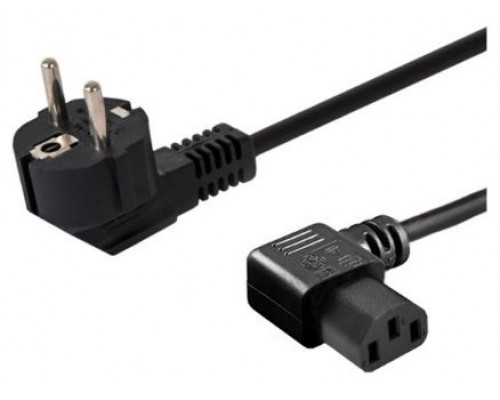 CABLE ALIMENTACIÃ“N ANGULAR 1.2M SCHUKO-IEC C13