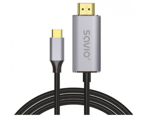 CABLE USB(C) - HDMI 2.0 4K 2M SAVIO CL-171