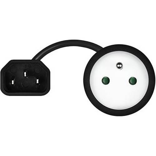 ADAPTADOR DE CORRIENTE SAVIO IEC C14 A CEE 7/5(E)-GK0 ADAPTADOR DE CORRIENTE SAVIO IEC C14 A CEE 7/5(E)