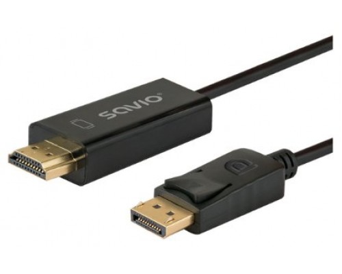 CABLE DISPLAYPORT (M) - HDMI (M) 1.5M SAVIO CL-183