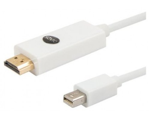 CABLE MINI DISPLAYPORT M A HDMI M 1.8M SAVIO CL-83