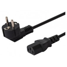 CABLE ALIMENTACIÃ“N 1.8M SCHUKO-IEC C13 SAVIO CL-98