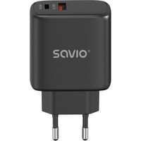 CARGADOR SAVIO LA-06 DUAL 30W USB 3.0-2GK CARGADOR SAVIO LA-06 DUAL 30W USB 3.0
